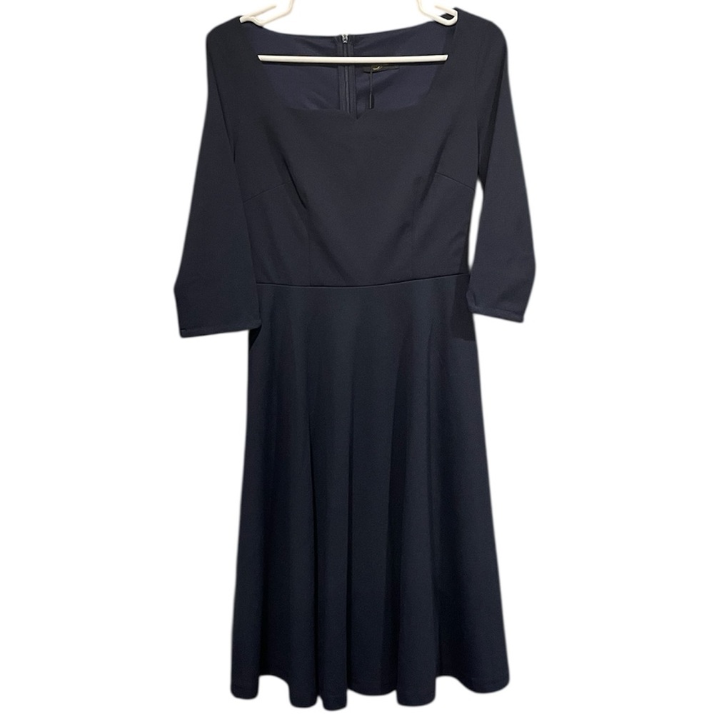 Dressystar Navy Blue A-Line Back Zip Dress New With Tags!